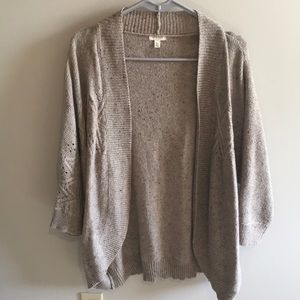 Dolman Sleeve Chunky Knit MultiColor Cardigan